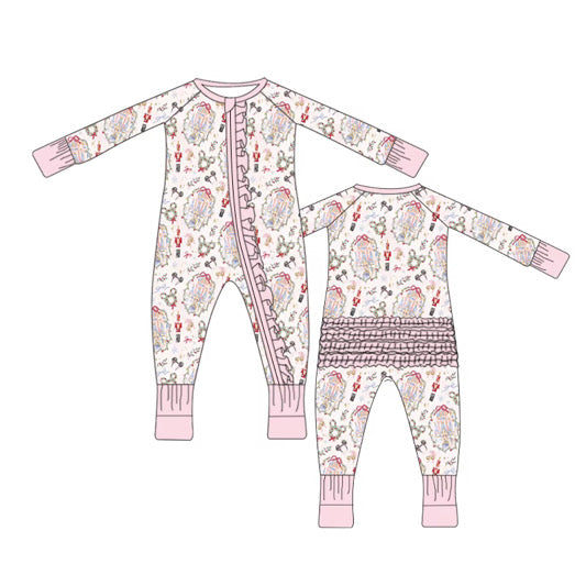 PREORDER Christmas Castle Bamboo Pajamas