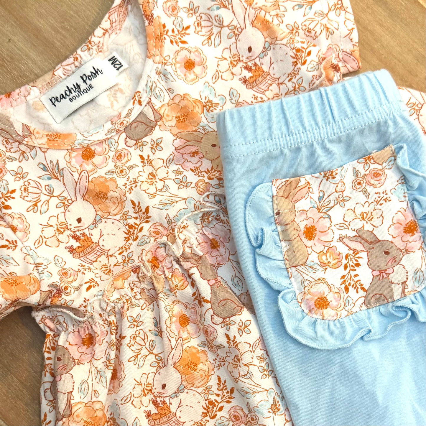 Easter Bunny Floral Set
