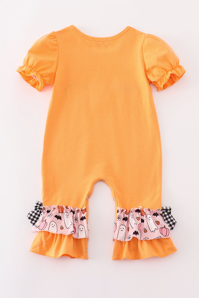 Halloween Ghost Pumpkin Romper