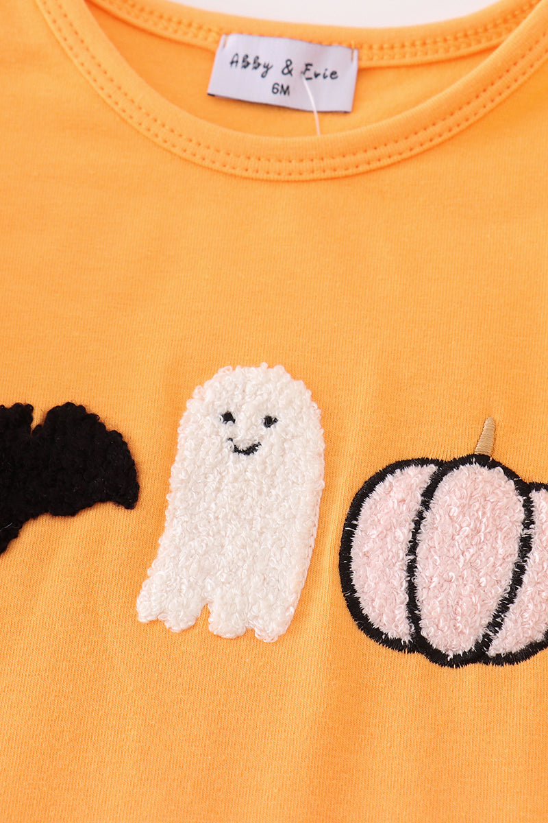 Halloween Ghost Pumpkin Romper