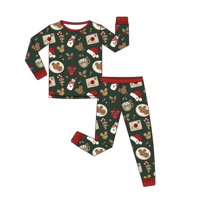 PREORDER Magical Santa Milk and Cookies Bamboo Pajama Set