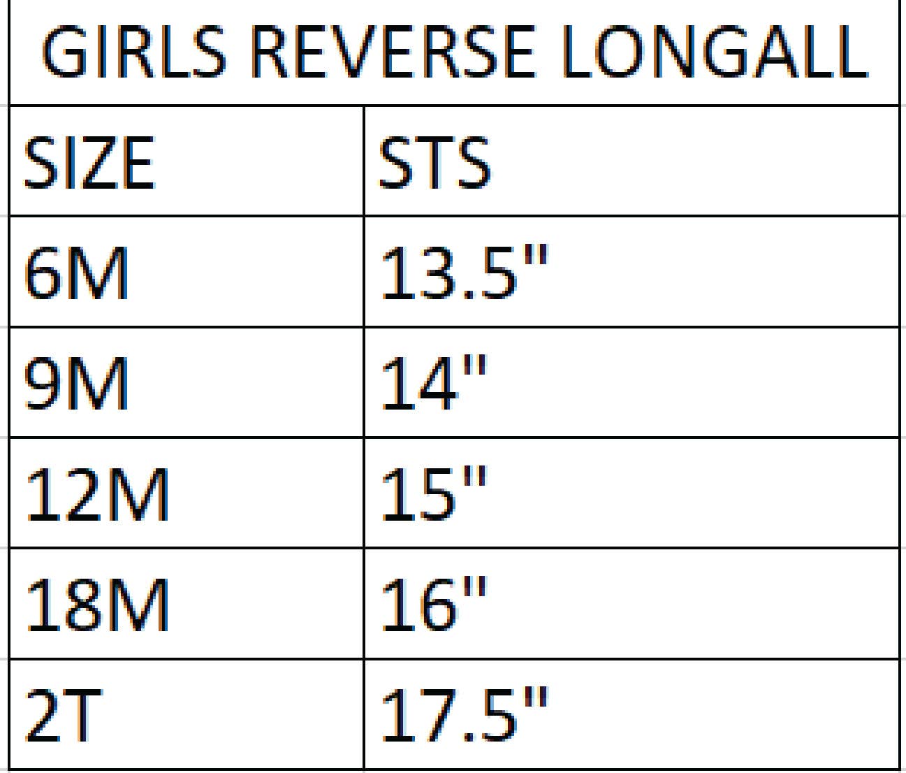 Girls Reversible Christmas / Thanksgiving Longall