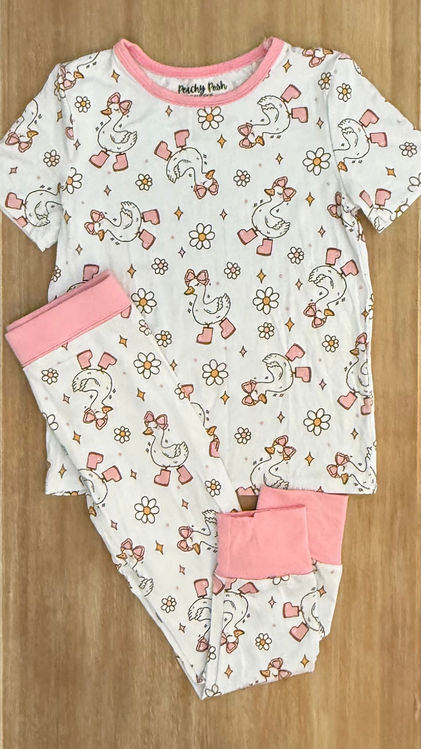 Silly Goose Short Sleeve Bamboo Pajamas Set