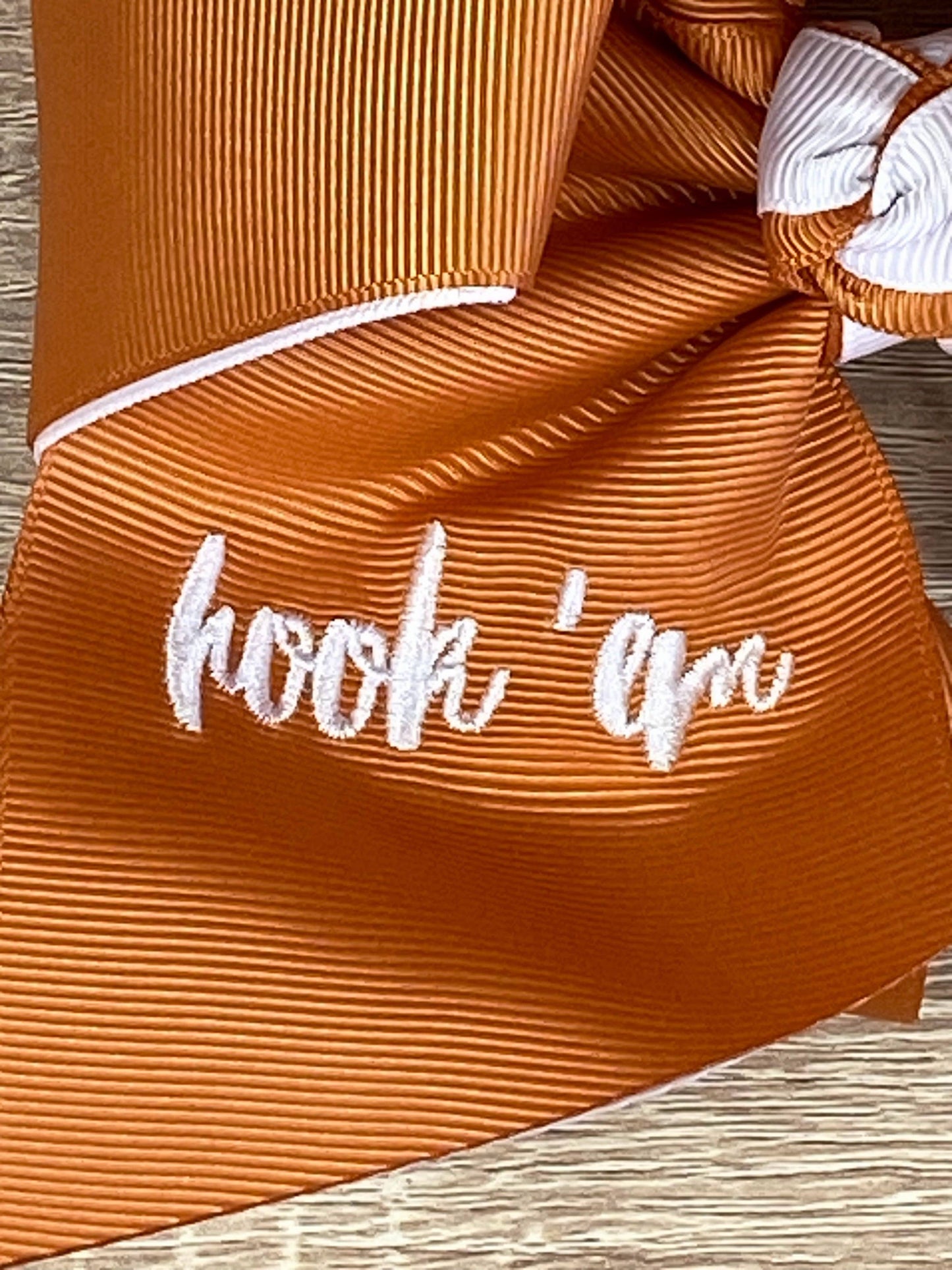 Double Layer School Spirit Hair Bows: Tigers