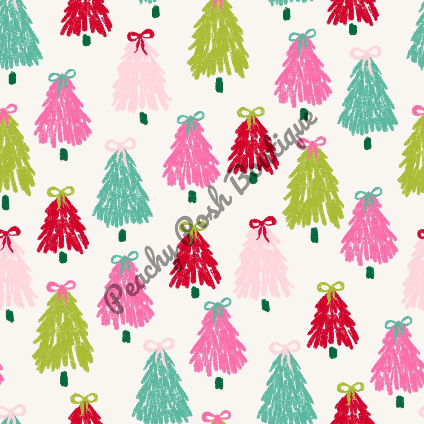 Christmas Tree Bamboo Pajamas Ruffle Romper