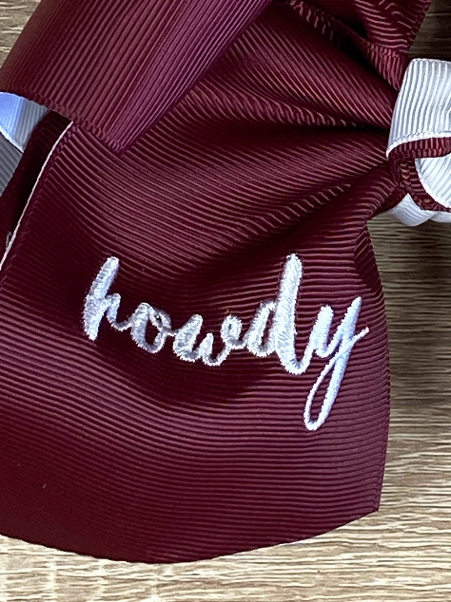 Double Layer School Spirit Hair Bows: Tigers