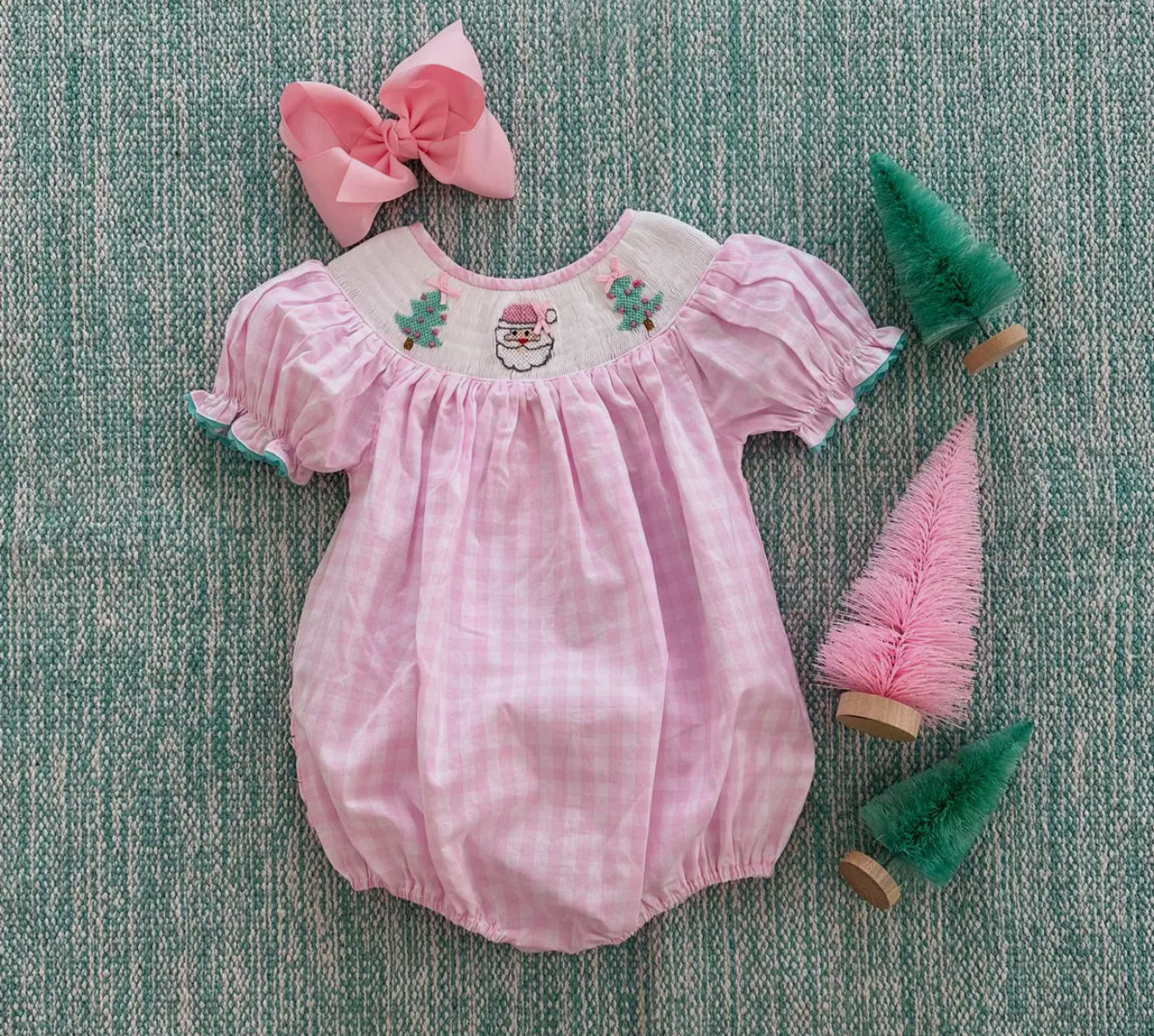 Christmas Smocked Bubble