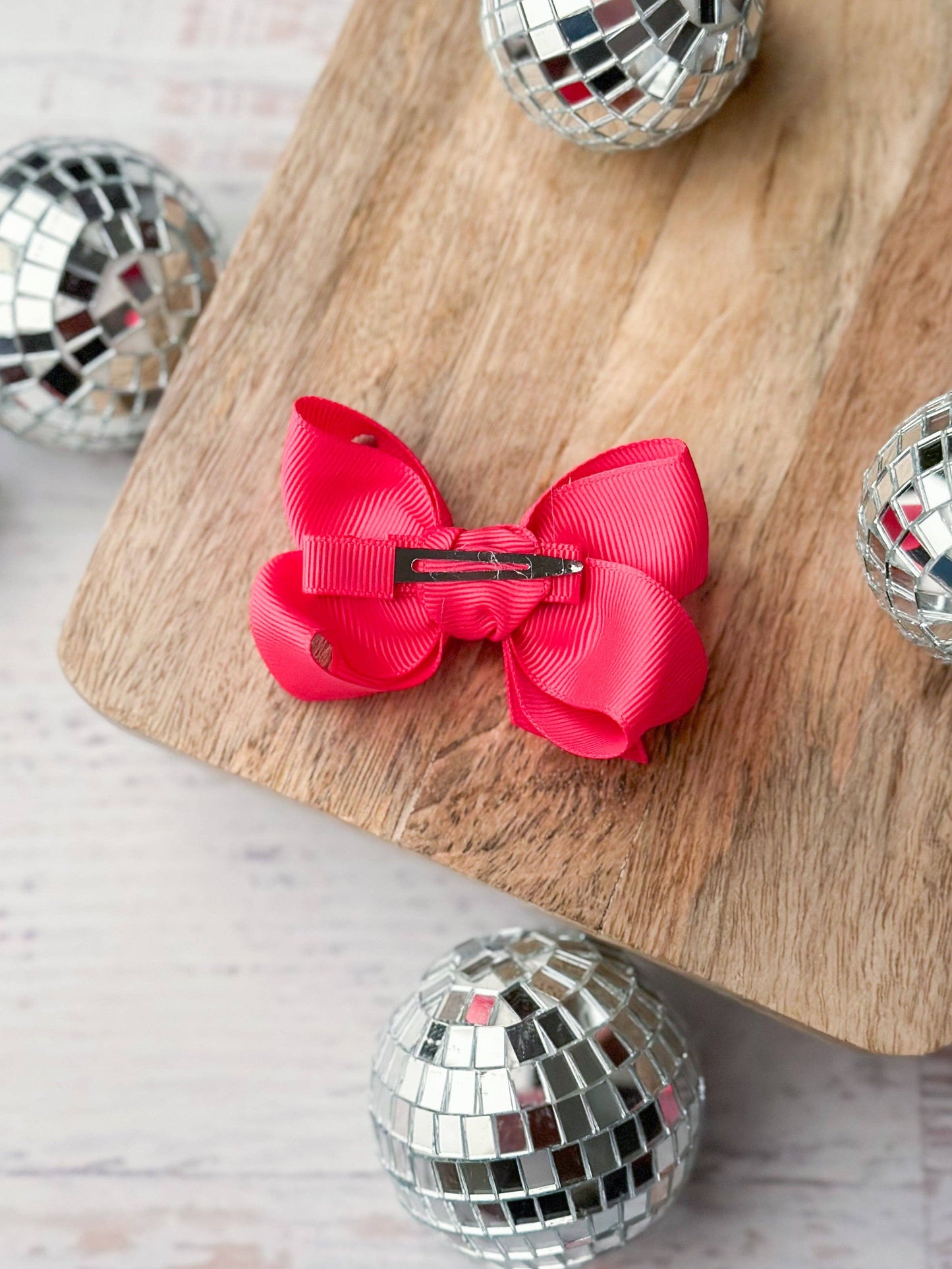 Original Grosgrain Hair Bow: White