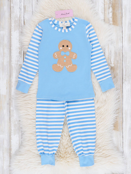 Christmas Gingerbread Pajamas- Boys