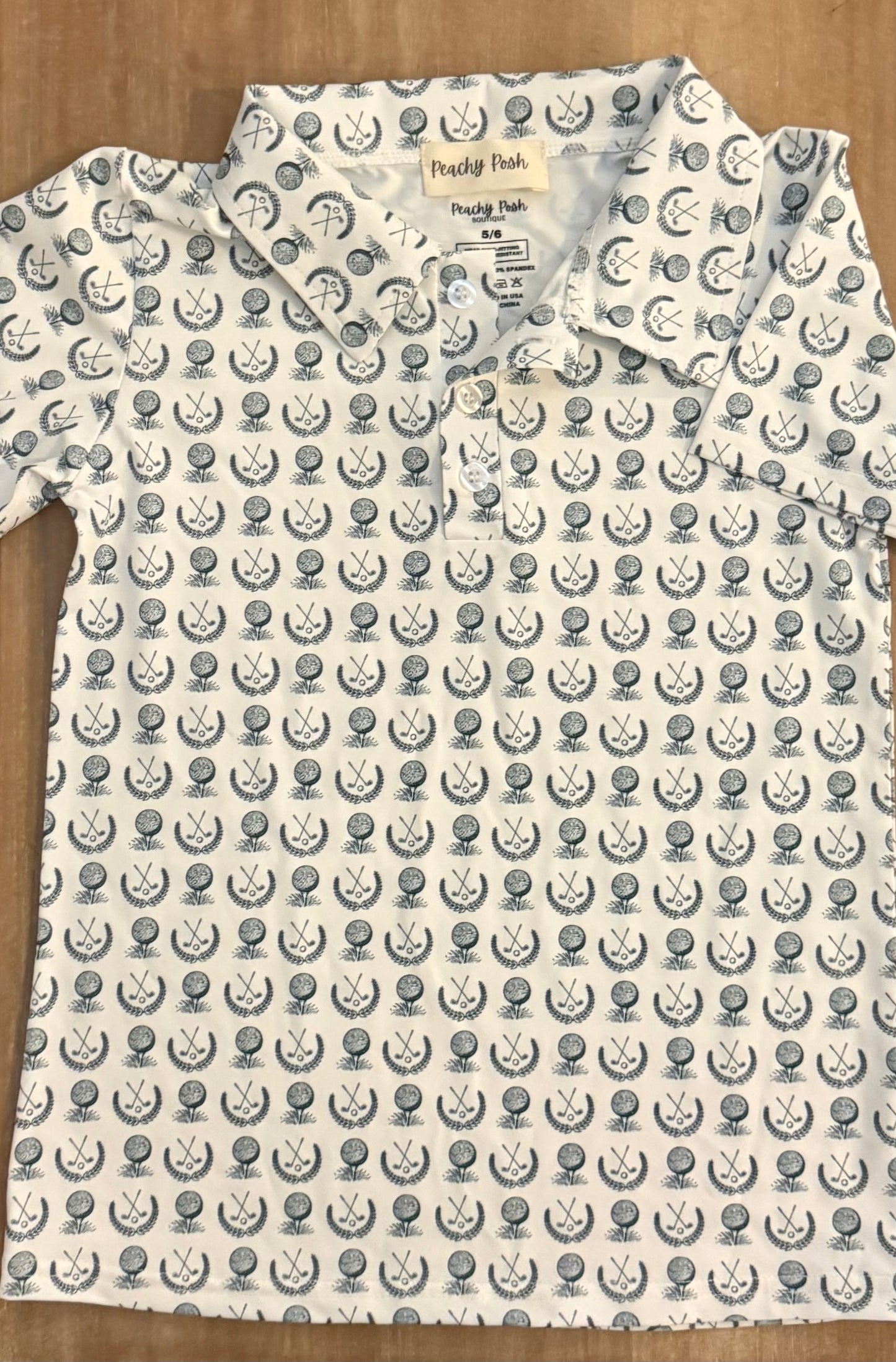 PREORDER Boys Golf Polo