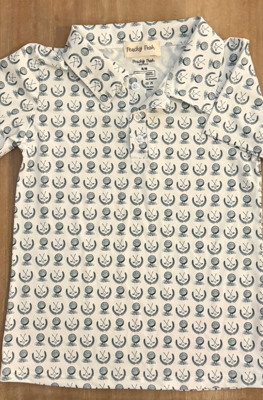 PREORDER Boys Golf Polo