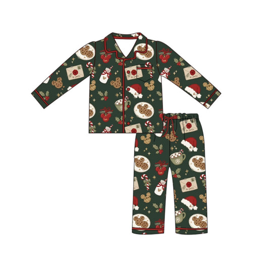 PREORDER Magical Santa Milk and Cookies Pajama Set