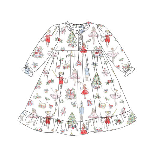 PREORDER Nutcracker Ballet Bamboo Pajama Dress