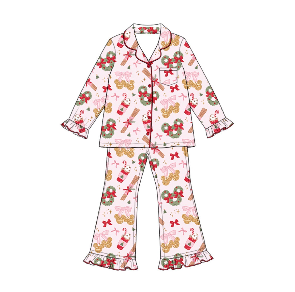 PREORDER Magical Holiday Snacks Bamboo Pajama Set