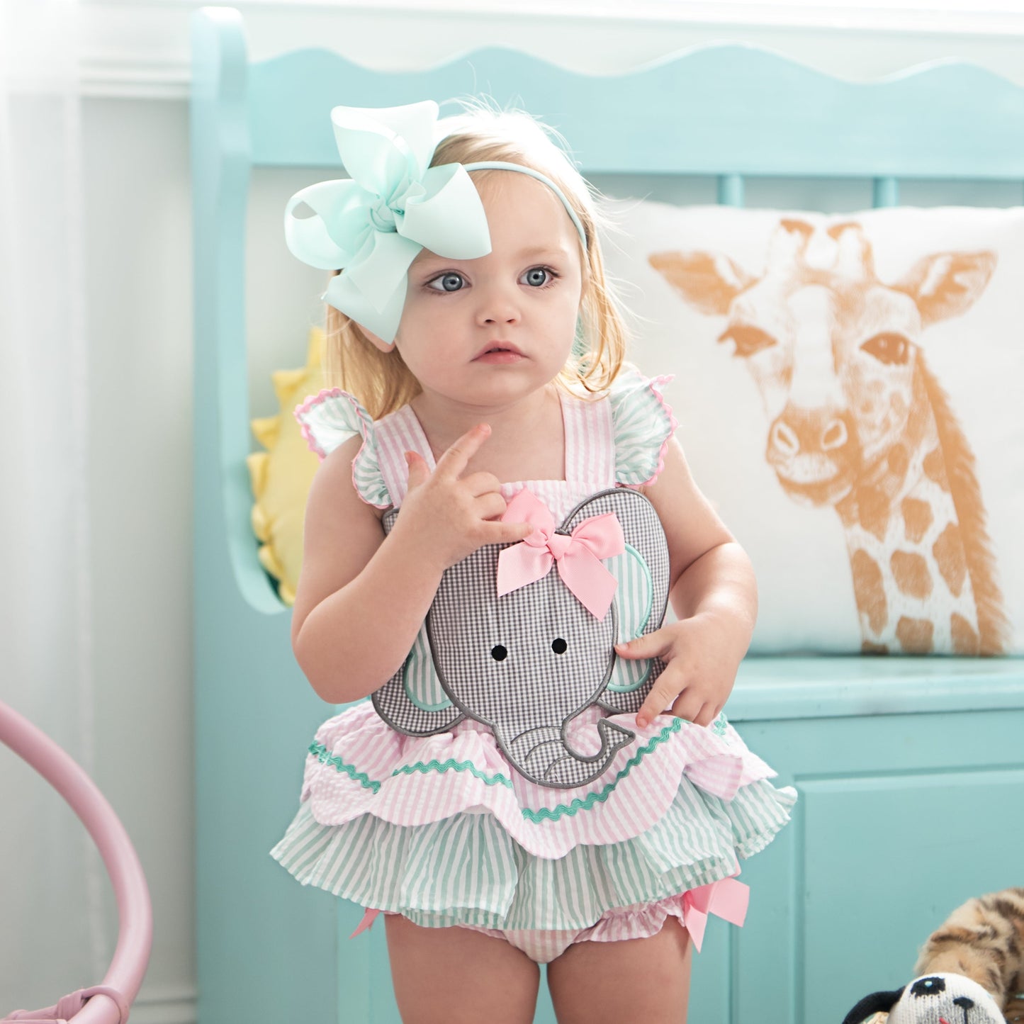 Emmie The Elephant Pettiskirt Bubble