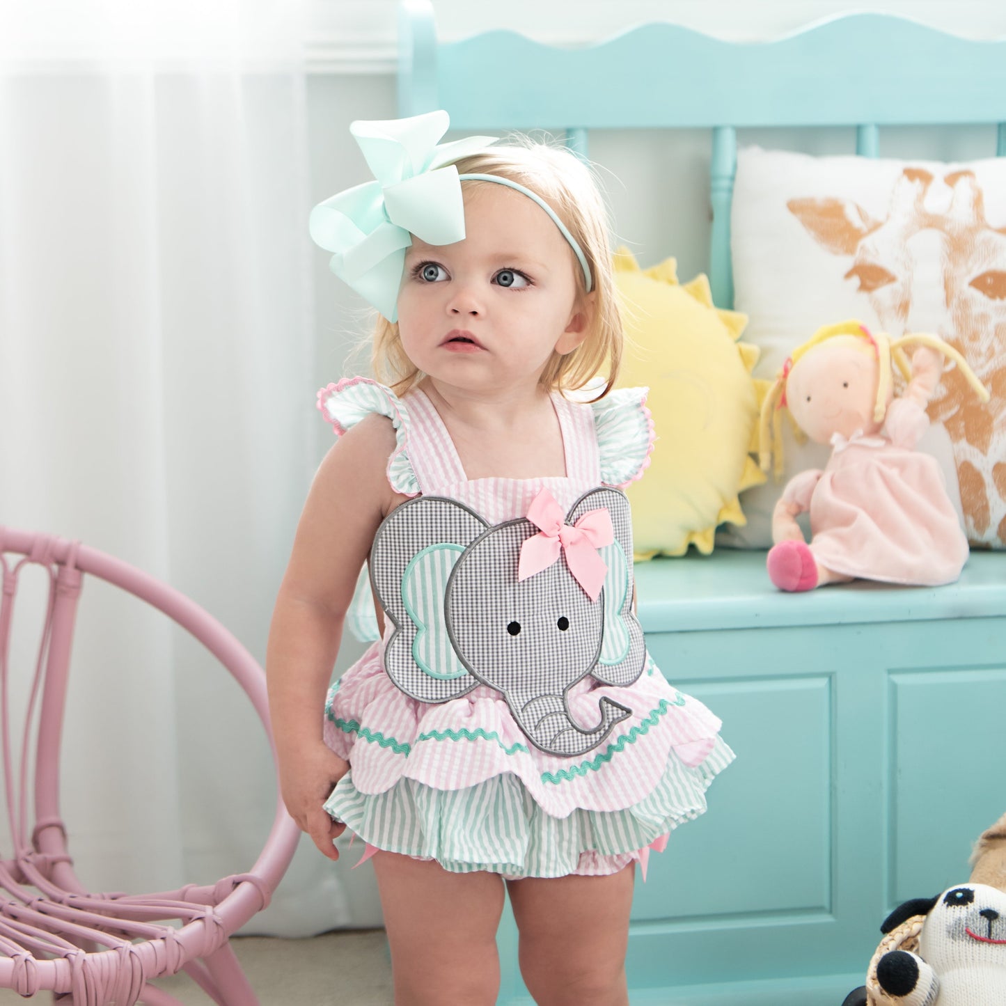 Emmie The Elephant Pettiskirt Bubble