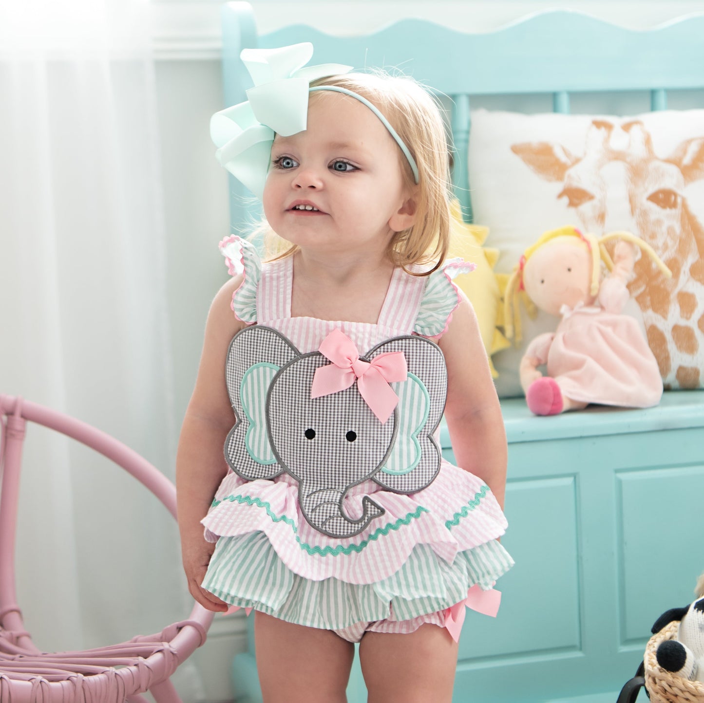 Emmie The Elephant Pettiskirt Bubble