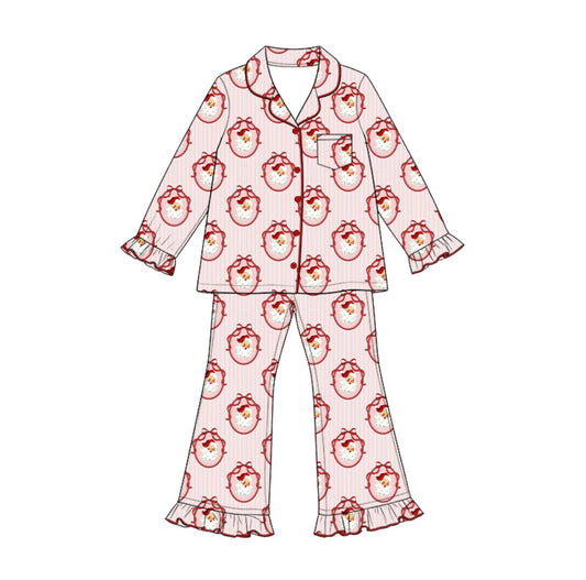 PREORDER Holly Jolly Santa Bamboo Pajama Set