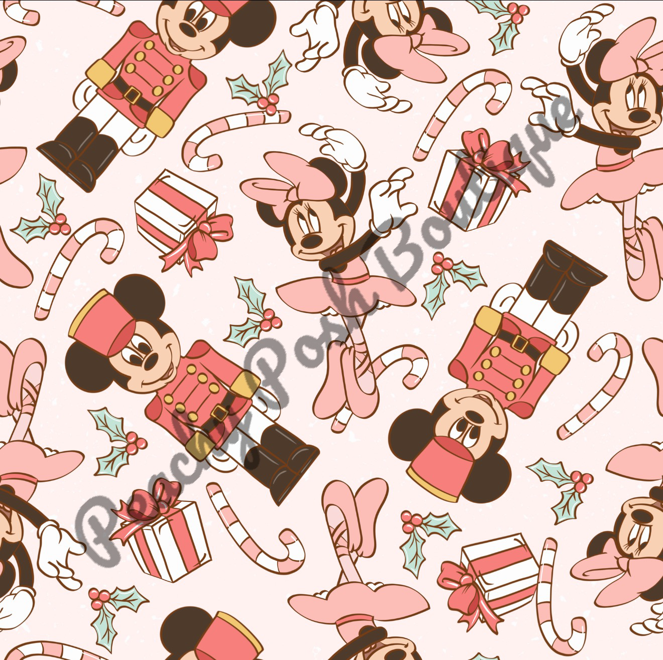 Mouse Nutcracker’s Christmas Bamboo Pajamas Set