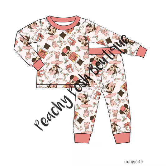 Mouse Nutcracker’s Christmas Bamboo Pajamas Set