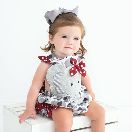 Ivory & Crimson Elephant Bubble