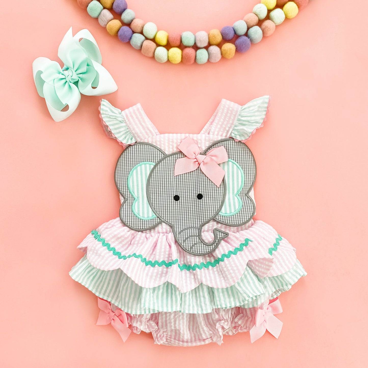 Emmie The Elephant Pettiskirt Bubble